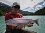 Simon and Peter rainbow trout, May lake